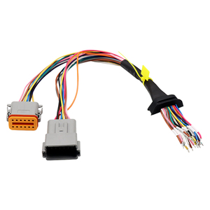 DT Serie IP67 Waterdichte RoHS Automotive Draadboom DT06 12V Mannelijke Vrouwelijke Aluminium Geleider Crimp Terminals Adapter Nylon - Product Image 1