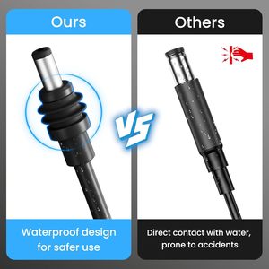 Câble d'alimentation Starlink Mini Type C vers DC 3m/5m 18AWG, câble de charge étanche 12V-24V, cordon USB C portable <span class=keywords><strong>pour</strong></span> camping-car, camping, extérieur - Product Image 4