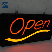 Boîte à lumière LED en acrylique imperméable décorative d'extérieur, panneau publicitaire avec design circulaire 3D
