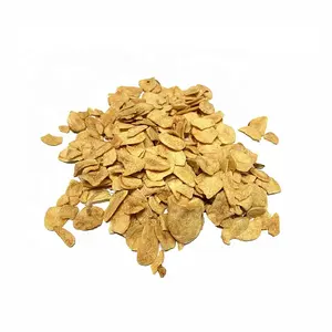 Crispy Fried Garlic Flakes Low Price Dehydrated Vacuum Fried Garlic Chips Wholesale with BRC Kosher Certified