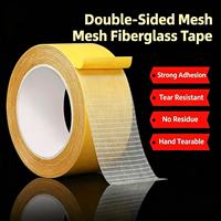 Ruban adhésif double face en fibre de verre à tissage croisé, compatible découpe à l'emporte-pièce, avec support de décollement facile, pour composants de précision et joints