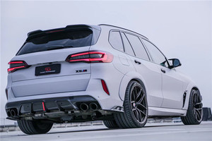X5M F95 Carbon Fiber Body Kit <b>for</b> BMW F95 X5M Front Lip Spoiler Side Skirt Top Wing <b>Diffuser</b> <b>Car</b> Kits <b>Car</b> Bumper - Product Image 5