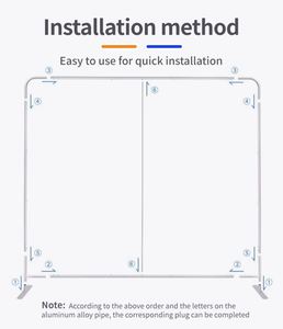 Estructura de Aluminio con Tela Premium, Fácil de Montar, Exhibidor Publicitario Rápido para Ferias Comerciales, Banner para Exposiciones - Product Image 3