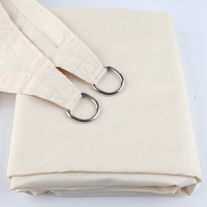 Nhà Máy bán hàng trực tiếp hình dạng cong Sun <span class=keywords><strong>Shade</strong></span> Sail tam giác màu be HDPE dệt kỹ thuật <span class=keywords><strong>Patio</strong></span> hình chữ nhật buồm UV cho cắm trại - Product Image 2