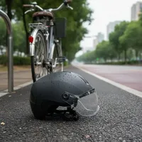 Casque de vélo électrique haute qualité à technologie semi-moulée pour vélos électriques et trottinettes à grande vitesse
