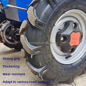 ओम अनुकूलन योग्य कृषि इलेक्ट्रिक गार्डन व्हीलबैरो फ्लैट फार्म कार्ट - Product Image 2