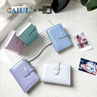 Album mini grosir portabel berbahan kulit PU, Album Foto 3-Inci untuk Kartu Pos, 28-saku untuk album fujifilm/HPRT Z6 Instax lintas batas