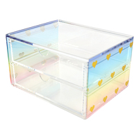 Gradien PS Makeup Organizer kotak penyimpanan kosmetik, Laci untuk kamar tidur, Meja rias untuk penata meja rias