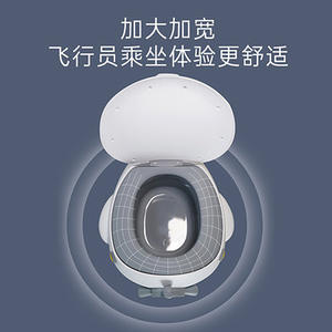 Asiento de entrenamiento para ir al baño para bebés, personalizado, con diseño de avión, portátil, de plástico, para niños, con diseño de dibujos animados, material PP PU - Product Image 3