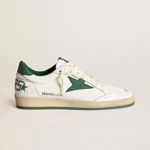 Chaussures de sport et décontractées de luxe pour hommes, en cuir premium avec paillettes brillantes et motif étoile, à lacets, de haute qualité - Product Image 4