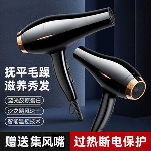 Sèche-cheveux à ions négatifs et lumière bleue 800W pour salon et usage domestique avec protection contre la surchauffe - Product Image 5