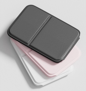 Nhà Sản Xuất OEM Tùy Chỉnh <span class=keywords><strong>Mini</strong></span> Xách Tay Pocket Gương Mềm Có Thể Gập Lại Cầm Tay Nhỏ Gọn Vanity PU Khung Trang Điểm Gương Cho Đi Du Lịch - Product Image 4