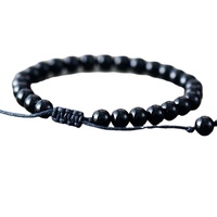 Bracelet en perles minimaliste euro-américain japonais-coréen poignet en pierre naturelle fait à la main Mala Design géométrique cadeau à la mode classique