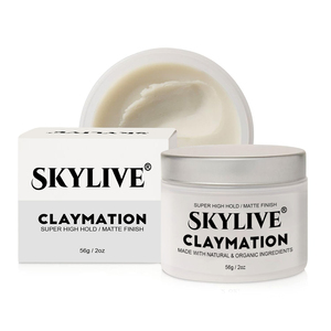 Barber Supplies Natural Strong Hold Matte Hair Clay White Label <strong>Multani</strong> <strong>Mitti</strong> for Black Women Other Hair Styling Products - Product Image 1