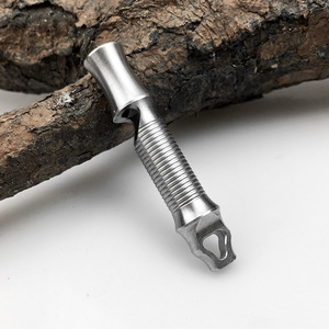 Высококачественный свисток для выживания из нержавеющей стали для активного отдыха, походов и охоты, высокочастотный - Product Image 1