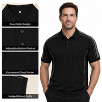 Polo de sécurité haute visibilité à manches courtes avec bande réfléchissante, maille respirante, séchage rapide, tailles S-3XL, vente en gros, personnalisable