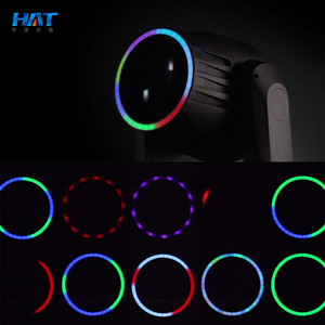 Faro mobile Sharpy impermeabile da 380W con funzione Halo e LED circolare frontale - Product Image 4