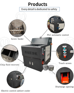 Compactador de máquina de briquetas de chips de Metal hidráulico de alta densidad para Motor de chatarra de cobre y aluminio Componente de núcleo de alta eficiencia - Product Image 3