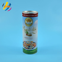 Boîte en papier d'emballage pour aliments secs pringle de qualité alimentaire facile à décoller