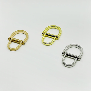 Thương hiệu phổ biến kim loại đôi xoay D-Ring Túi phụ kiện Bên Móc áo móc vít dây đeo vành đai xử lý hợp kim kẽm Vai Webbing - Product Image 4