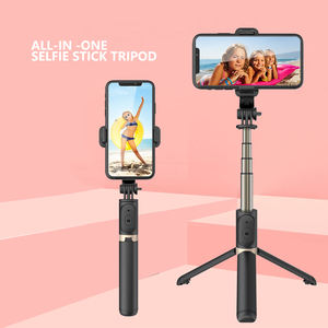 TOKQI-<span class=keywords><strong>Q03</strong></span> Perche à <span class=keywords><strong>selfie</strong></span> 3-en-1 : Trépied extensible, support pour diffusion en direct et télécommande sans fil pour téléphone - Product Image 3