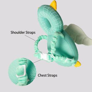 Almohada Protectora Elástica y Transpirable para la Cabeza del Bebé, Almohada de Protección Anticaídas para la Cabeza del Bebé, Almohada de Seguridad para Viajes de Niños - Product Image 5
