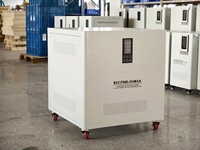 Stabilisateur de tension monophasé 20 kVA avec écran LCD - Régulateur de tension automatique (modèle TND) pour usage industriel SVC