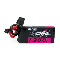 Cnhl Seri Hitam Baterai 1300Mah 7.4V 2S 100c Lipo dengan Colokan Xt60