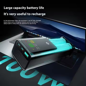 พาวเวอร์แบงค์ 20000mAh 100W PD  ความจุสูง สำหรับชาร์จแล็ปท็อป  ตัวเครื่องอะลูมิเนียม เหมาะสำหรับการเดินทาง - Product Image 6
