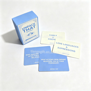 Cartes de questions personnalisées pour relations profondes, jeu de cartes de conversation pour couples, pour la famille et les partenaires en amoureux - Product Image 2