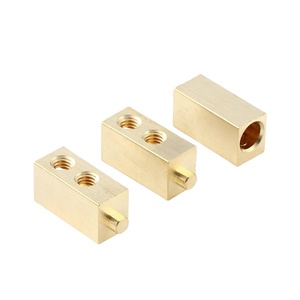 Factory Wholesale Mountings Thread Brass Terminal Block <b>Electrical</b> <b>Connection</b> Copper Brass Socket Contact Terminal Block - Product Image 4