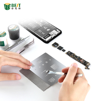 Pochoir de rebondissement Bga, en acier inoxydable, pour téléphone portable, universel 3D pâte à souder, ml