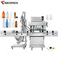 Machine de vissage automatique de bouchons de bouteilles en verre à couple uniforme pour un fermeture fiable et sans fuite