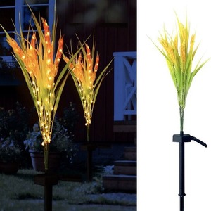 โรงงานซินซิงจัดจำหน่ายโดยตรง ไฟ LED พลังงานแสงอาทิตย์ รูปทรงรวงข้าว รวงข้าวโพด หรือต้นกก สำหรับตกแต่งภายนอกอาคาร ส่องสว่างสวนและภูมิทัศน์ - Product Image 5