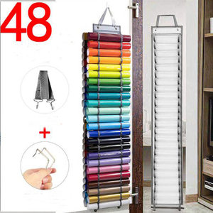 Lưu trữ treo túi lưu trữ không thấm nước lưu trữ Organizer Vinyl cuộn lưu trữ giá 24 CuộN khoang treo tường móc - Product Image 5