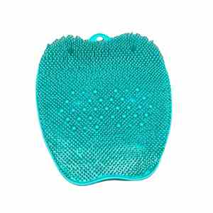 Tapis de douche moderne en PVC antidérapant et absorbant à motif ondulé, brosse de nettoyage pour le soin des pieds, en silicone fabriqué à la machine - Product Image 2