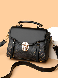 Sac à bandoulière polyvalent et tendance pour femme, style chinois, en PU, avec fermeture à loquet, sac messager très vendu - Product Image 4