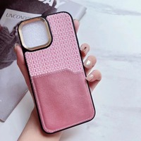 Titulaire de la carte nouveau Style accessoires de téléphone en cuir de luxe coque arrière pour Iphone 11 12 13 14 15 16 17 Pro Max pour Samsung