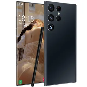 Tela LCD ultra perfurada ponto transfronteiriço S22 6,8 polegadas Face ID 5G 6,8 polegadas Smartphone