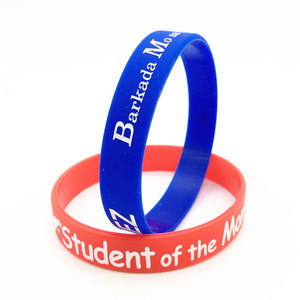 Fashion <strong>Cheap</strong> <strong>Promotional</strong> Silicone Wristband Thin Bracelet 5mm - Product Image 5