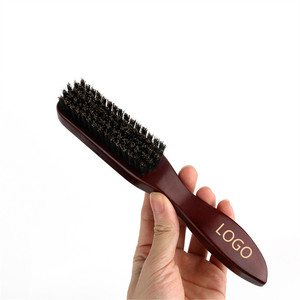 LOGO personalizzato lungo manico in legno spazzola per <span class=keywords><strong>barba</strong></span> da uomo strumento per <span class=keywords><strong>la</strong></span> cura della <span class=keywords><strong>barba</strong></span> e <span class=keywords><strong>la</strong></span> modellatura spazzola per <span class=keywords><strong>la</strong></span> rimozione dei capelli spazzola per lo Styling dei baffi - Product Image 2