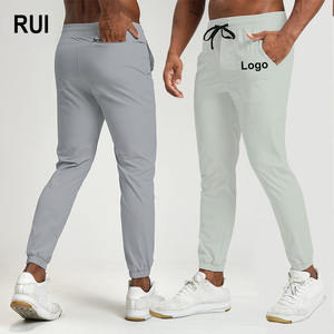 RUIQUWIN Hot Selling <b>Men's</b> Sporty Lightweight Mid Waist Joggers <b>Pants</b> <b>Sweat</b> Wicking Zipper Pockets Outdoor Running Fitness - Product Image 1