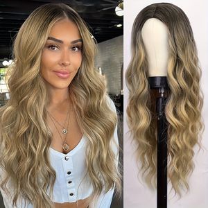 Nuevas <span class=keywords><strong>pelucas</strong></span> de <span class=keywords><strong>pelo</strong></span> largo Europeo Americano MediumParted ondas grandes esponjosas naturales para rizos de <span class=keywords><strong>Amazon</strong></span> para mujeres transparente transfronterizo - Product Image 6