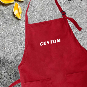 Bán buôn biểu tượng tùy chỉnh đầu Bếp Nấu Ăn Tạp dề cho quán cà phê nhà hàng nhà bếp tạp dề - Product Image 3