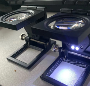 매일 독서 보석 검사를위한 10 배 높은 선명도 광학 렌즈 내구성 프레임 확대 제품 - Product Image 2