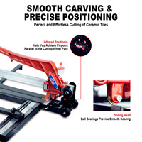 SALI Nouvelle Arrivée Machine Manuelle de Coupe Carrelage Céramique Porcelaine 800/1200/1800 Fraise Laser DIY Qualité Industrielle Support OEM ODM