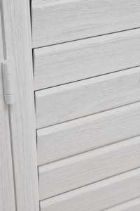 Volets en bois blancs pleine hauteur pour décoration intérieure - Product Image 4