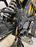 Surron Light Bee X LBX Hinterer Fußbremsensatz Hydraulischer Hauptbremszylinder CNC Aluminium-Pedal für Segway X260 Elektro-Dirtbike
