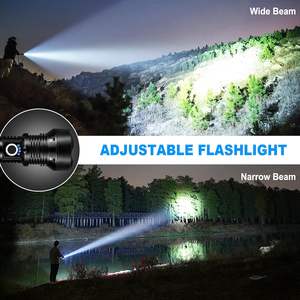 Linterna LED Recargable USB de Alta Potencia, Resistente al Agua, Venta al Por Mayor - Product Image 2