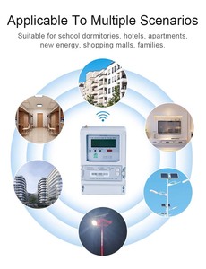 Bán buôn xu hướng mới STS wifi thông minh hiện tại Meter 3 giai đoạn trả trước Watt giờ thông minh kỹ thuật số năng lượng mét - Product Image 2